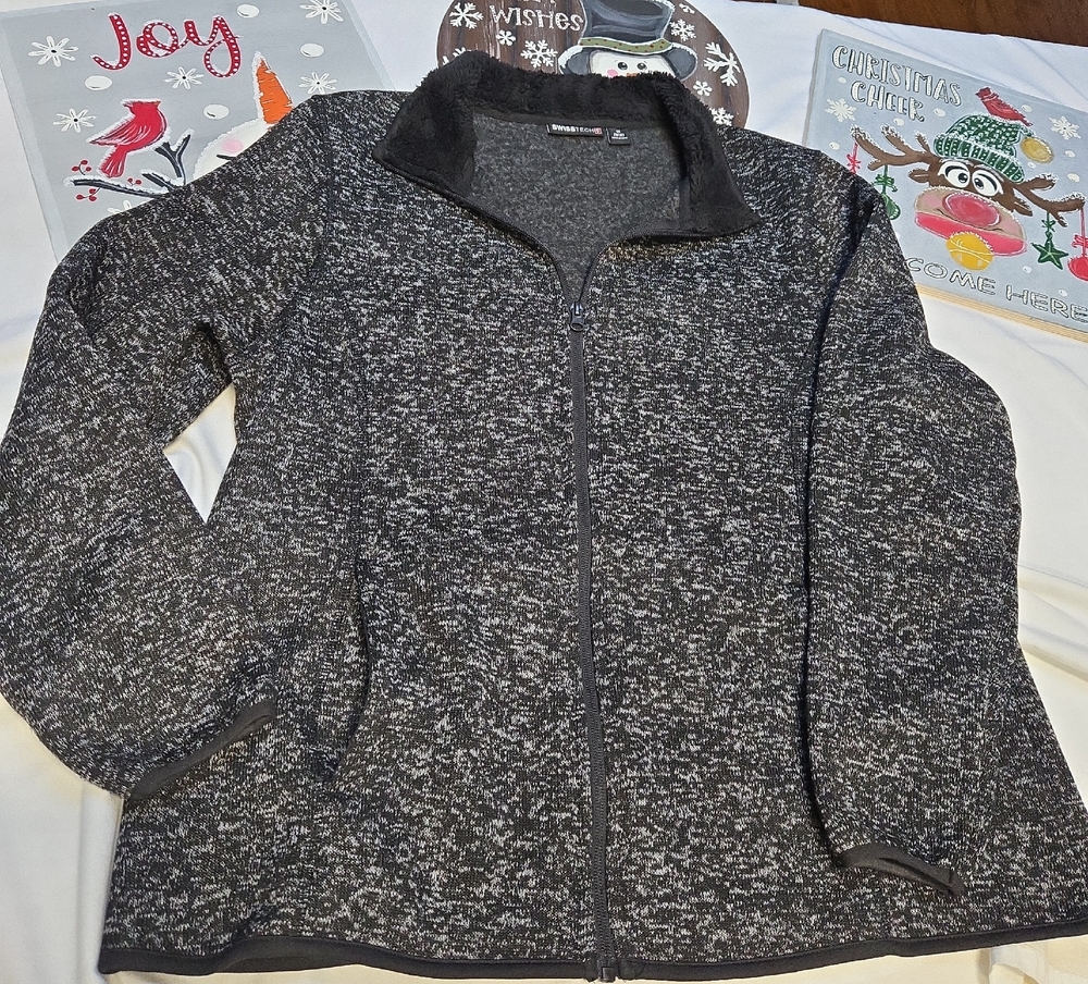 Swiss Tech Charcoal Fleece Jacket